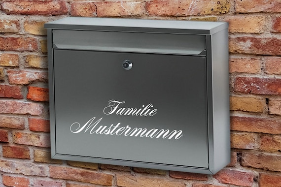 Briefkasten Namensschild Familie Aufkleber - Etsy
