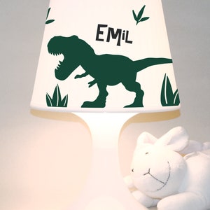 Children's lamp snooze lamp Dinosaur with name T-Rex, customizable table lamp image 3