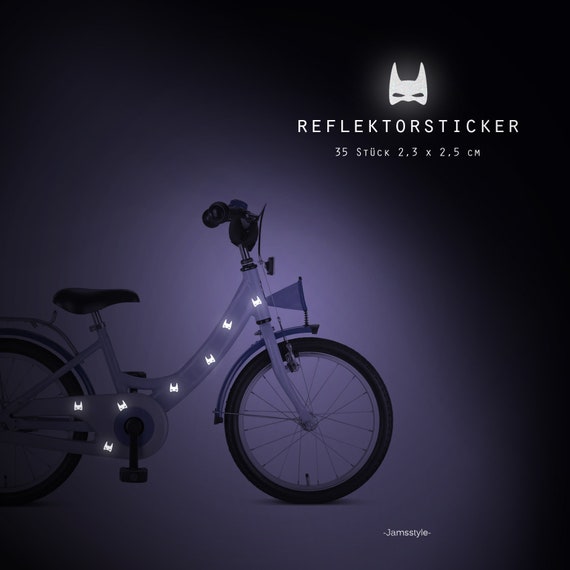 Tatouage de vélo réflecteur masque de super-héros 35 pièces, autocollants  de vélo, autocollants réfléchissants, imperméables -  France