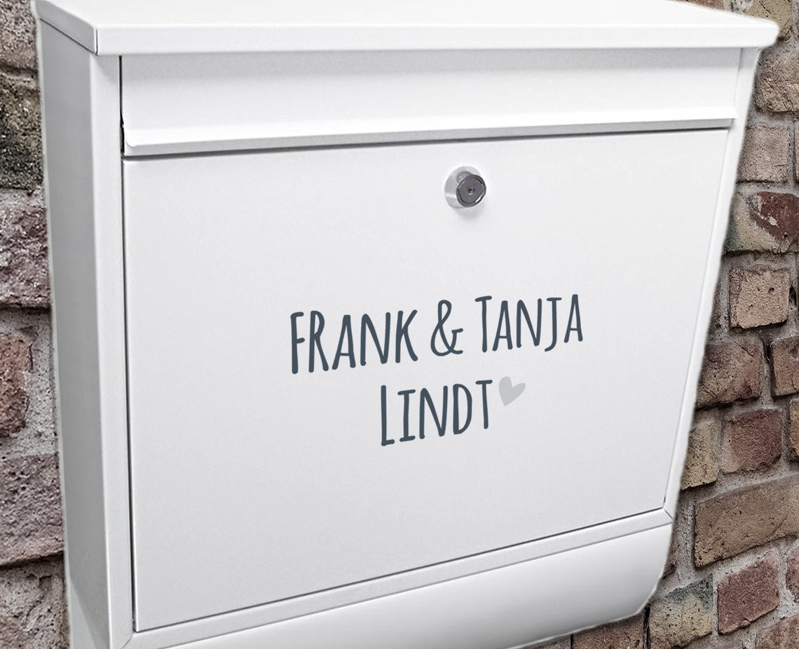 Étiquette de nom de boîte aux lettres Autocollant Nom avec Etsy France