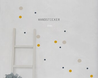 Wandtattoos Wall stickers "Dots" irregular dots, dots 2-5 cm
