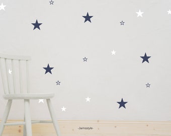 Wall sticker "Stars" 59 pieces, 3 to 8 cm