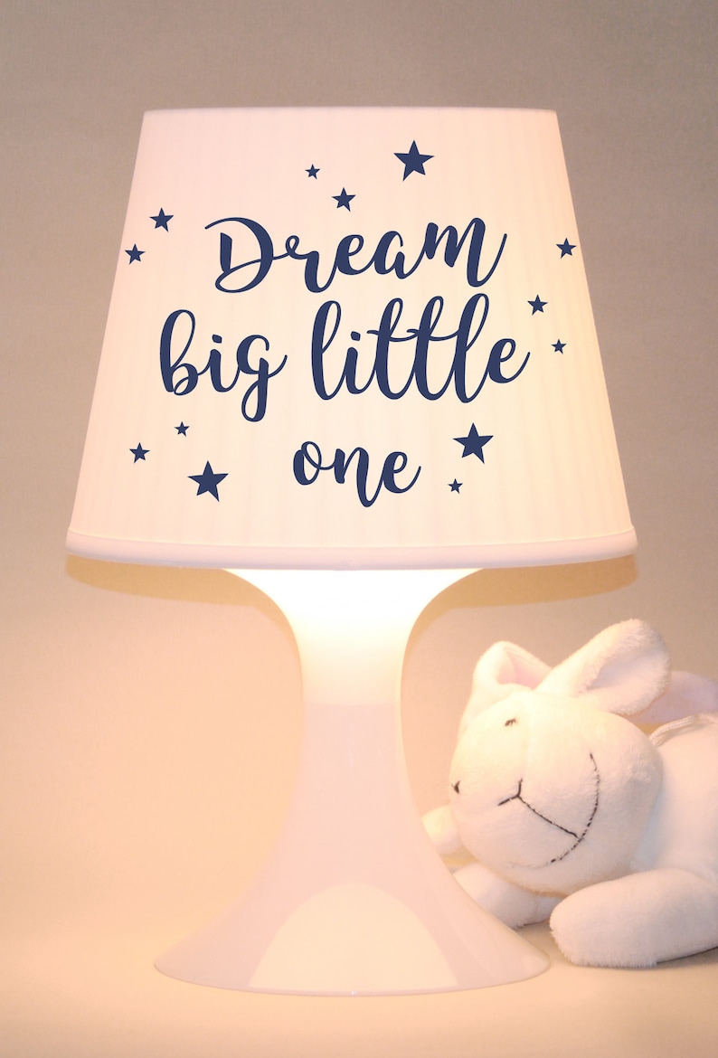 Children's lamp Dream big little one image 1