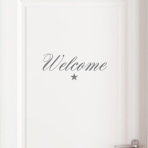 Door sign, sticker Welcome image 7