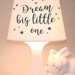 Children's lamp Dream big little one image 2