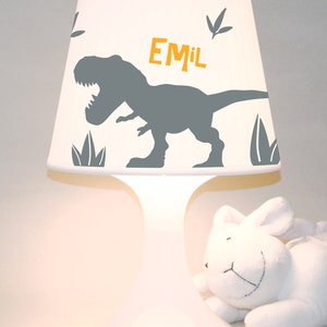Children's lamp snooze lamp Dinosaur with name T-Rex, customizable table lamp image 2
