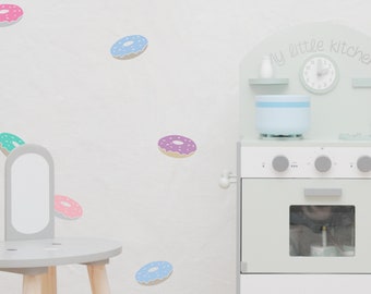 Wandtattoo Wandsticker "Donuts"  18 Stück, ganz ohne backen, nicht nur für Kinder