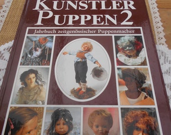 Vintage Buch Bildband Künstler Puppen 2 Jahrbuch zeitgenössischer Puppenmacher Joachim F. Richter 1989