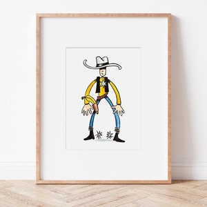 Kinderzimmer-Bild *Bananajoe*, Kunstdruck im Passepartout 30x24cm