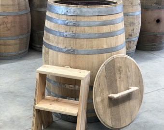 300 liter wine barrel for ice bathing