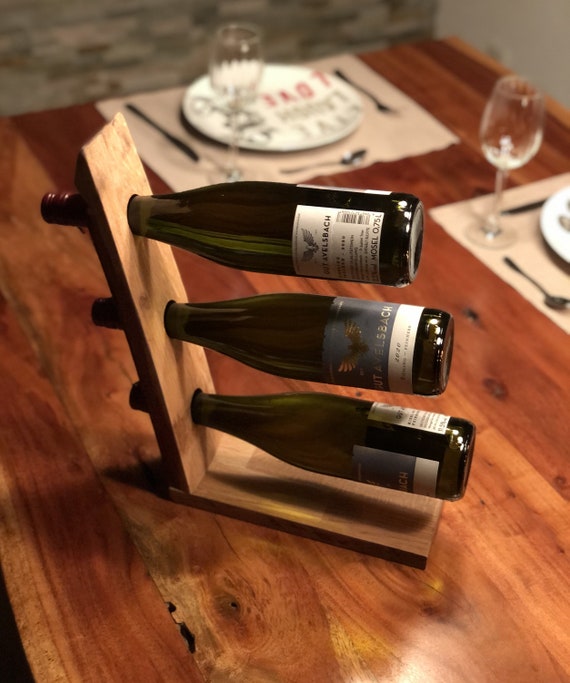 Portabottiglie vino realizzato con doghe di botti di vino -  Italia
