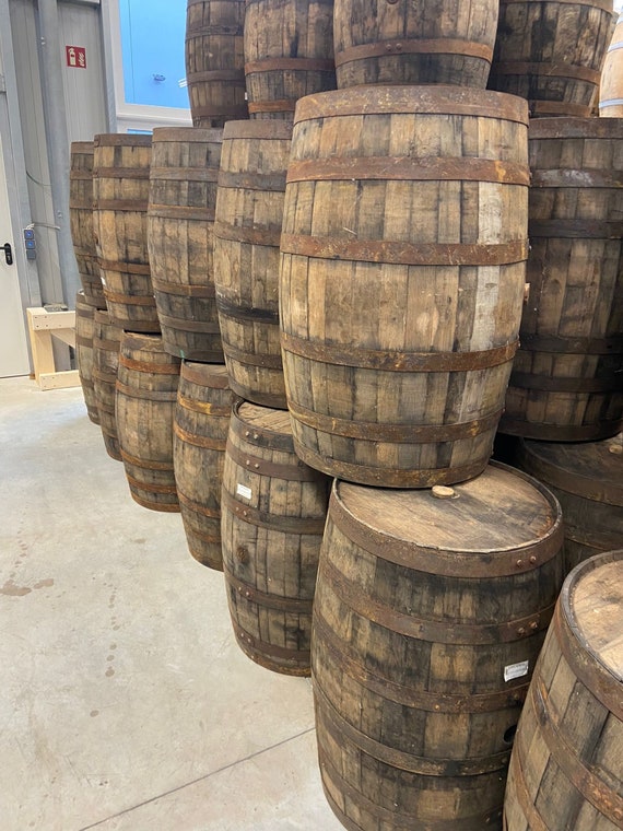 Botte Whisky Rovere 190 Litri - Barile Da Decorazione O Tavolo, Trattamento Oliato, Diametro 60cm - Foto 5