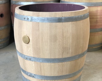 Mini bassin fabriqué à partir de 3/4 de fûts de vin de 225 l usagés (170 l)