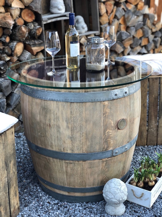 Botte Vino Legno 1 Litro Con Rubinetto - Decorazione Vintage Per Home Bar - Foto 9