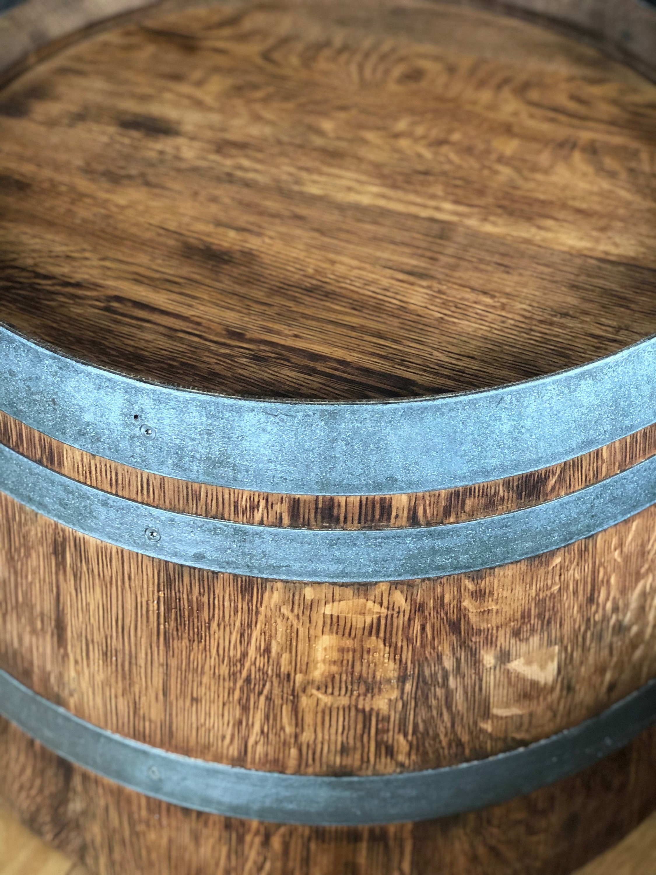 Wine Barrel Coffee Table Rustic Half Wine Barrel Etsy Australia