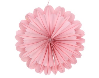 Paper Flower Pink for Hanging 20cm Paper Rosette Rosette Wedding Birthday Paper Flower