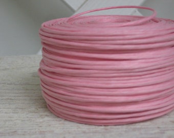 Paper wire 5 m - pink (Base price: 0.32 Euro / meter)