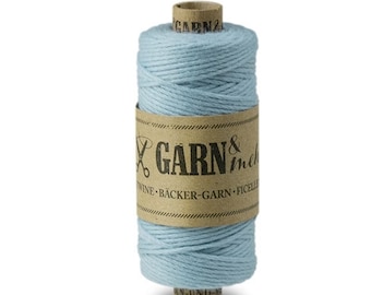 Bäcker-Garn 45m, Hellblau (Grundpreis: 0.13 Euro / m)