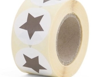 Sticker Star 20 Set taupe/White