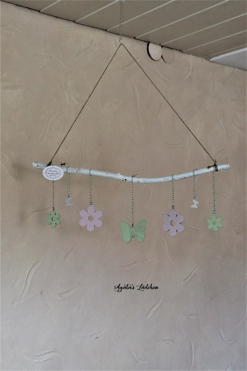 Fensterdeko Frühling im LandhausStil Dekozweig Etsy