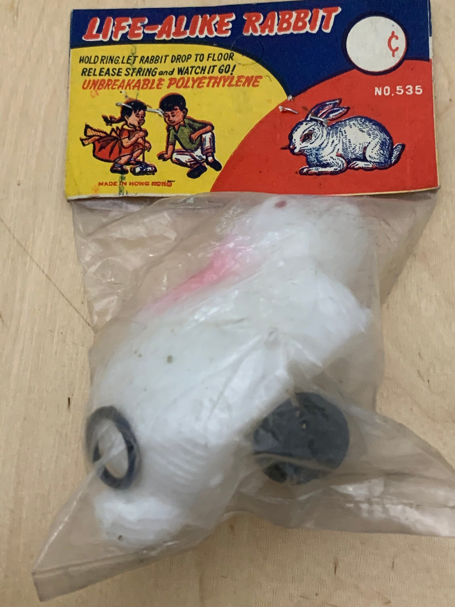 Vintage dime store novelty life like rabbit toy original Etsy