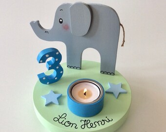 Birthday candle holder from Pilzglück, birthday candle, children's birthday, birthday number, baby, child, birth, candle holder, number