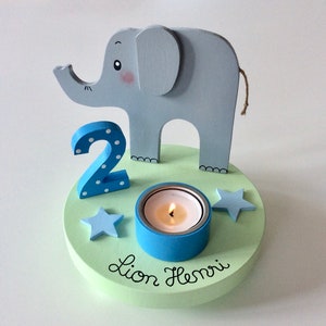 Birthday candle holder from Pilzglück, birthday candle, children's birthday, birthday number, baby, child, birth, candle holder, number image 4