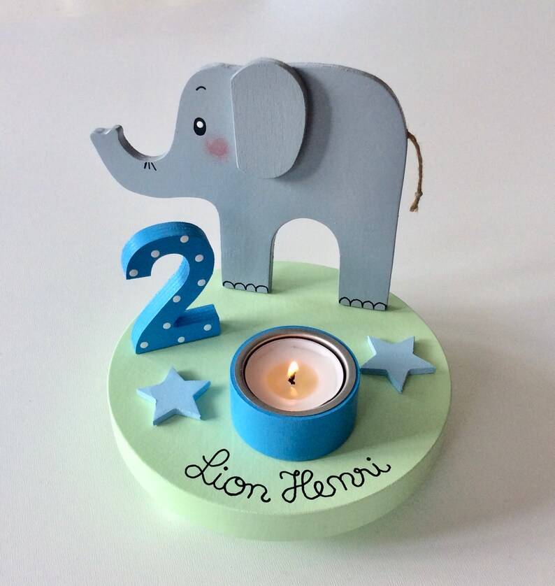 Birthday candle holder from Pilzglück, birthday candle, children's birthday, birthday number, baby, child, birth, candle holder, number image 4