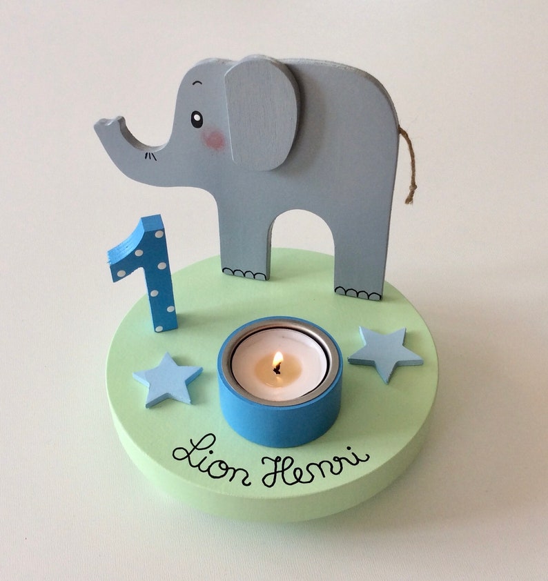 Birthday candle holder from Pilzglück, birthday candle, children's birthday, birthday number, baby, child, birth, candle holder, number image 2