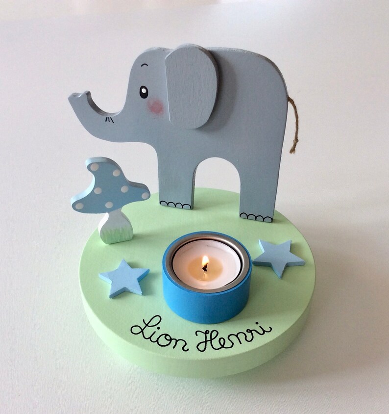 Birthday candle holder from Pilzglück, birthday candle, children's birthday, birthday number, baby, child, birth, candle holder, number image 3