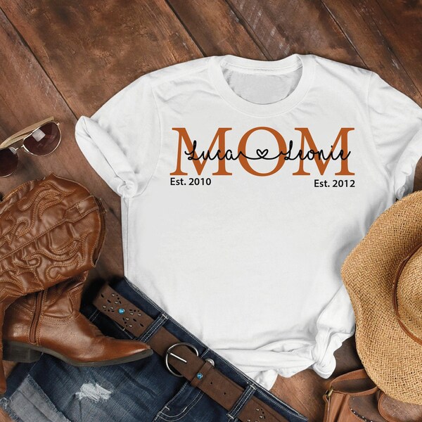 Bügelbild Mama, MOM,  Statementshirt, individualisierbar!