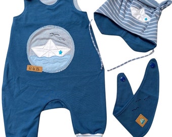 Newbornset, Geschenk zur Geburt, Strampler, Geschenk, Baby, Mütze, Strampler, Halstuch