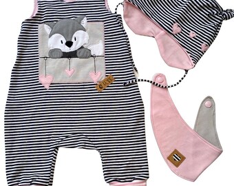 Newbornset, Geschenk zur Geburt, Strampler, Geschenk, Baby, Mütze, Strampler, Halstuch