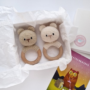 Twins babies boy and girl gift set, expecting baby shower gift, twins announcement