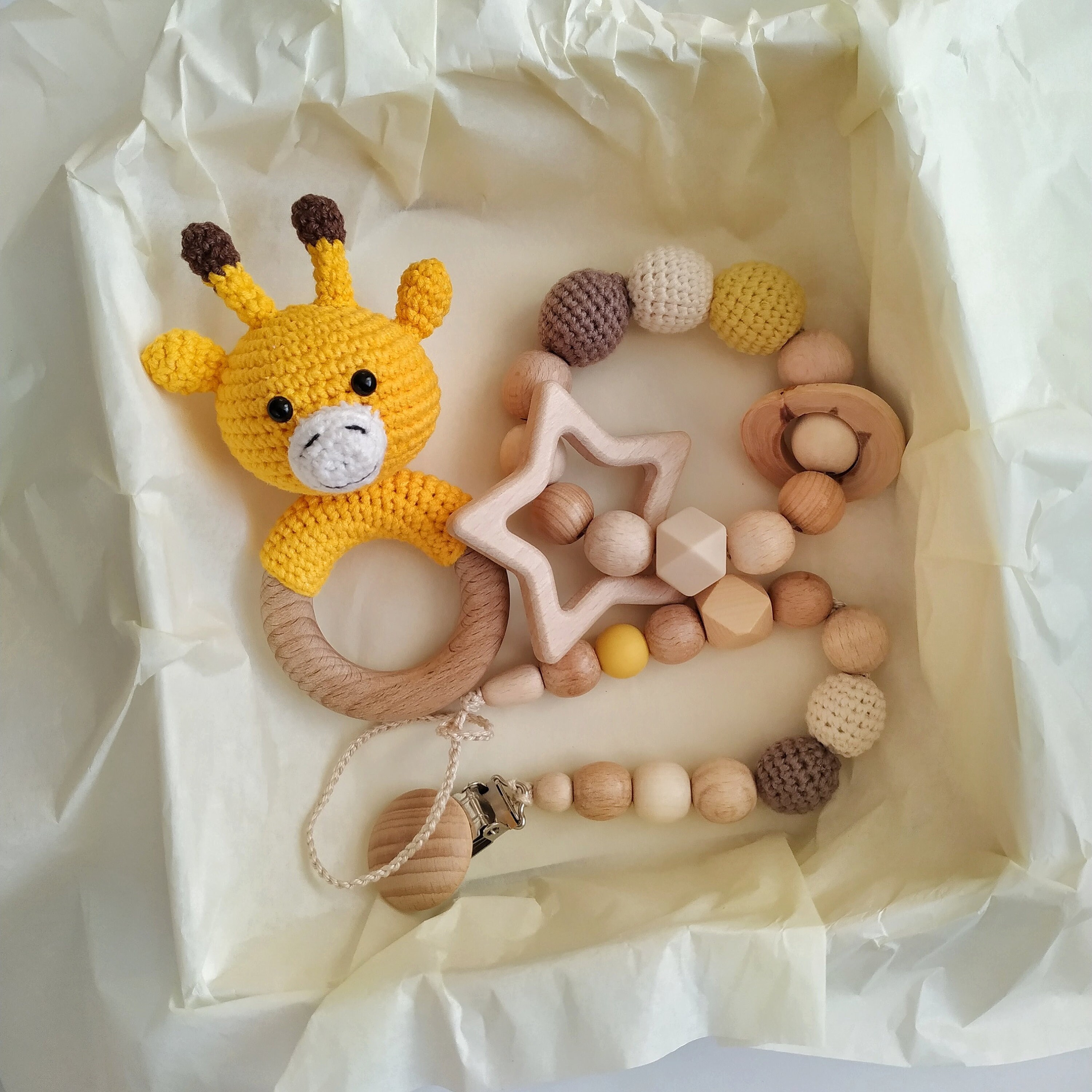 Jungle baby shower gift toy safari newborn gift box giraffe Etsy