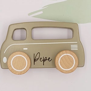 HOLZAUTO, personalisiert, Baby, Geschenk zur Geburt, Geschenk Schwangerschaft, Little Dutch, personalisierte Geschenke Auto 4 Bus