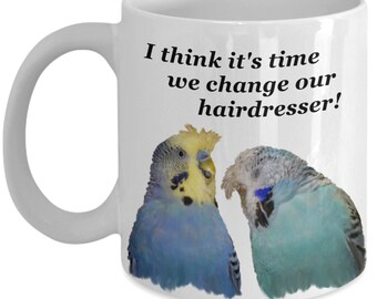 Parrot Meme Mug, Funny Parrot Gift, Budgie Coffee Mug, Parakeet Present,  Parrot Mug, Parakeet Lover Gift, Gift for Budgie Mom or Dad,