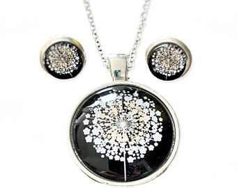 Ketting Pusteblume + Oorknopjes