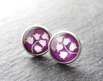 Ear stud flowers