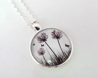 Kette Collier Pusteblumenwiese