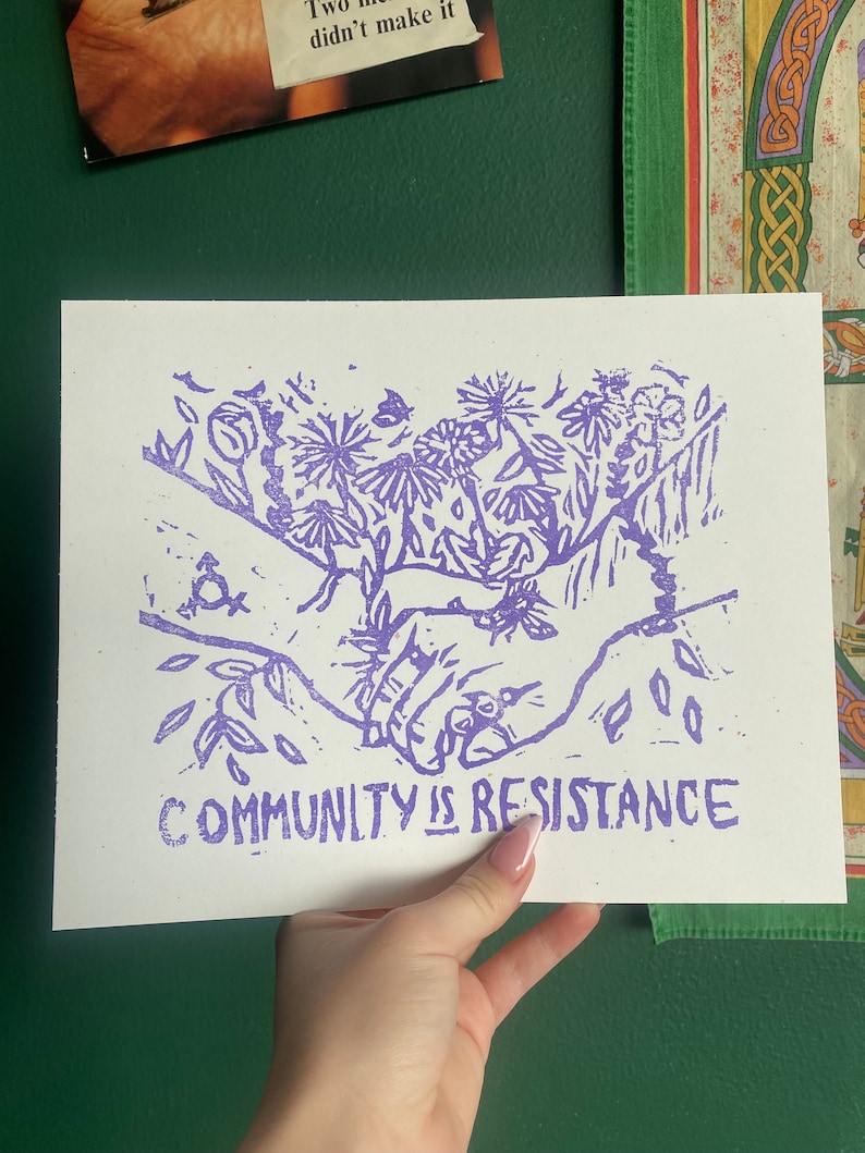 community is resistance riso print image 4