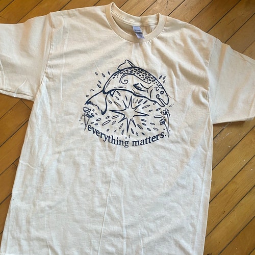 T-shirt saumon