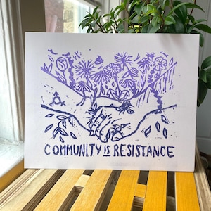 la comunidad es resistencia riso imprimir