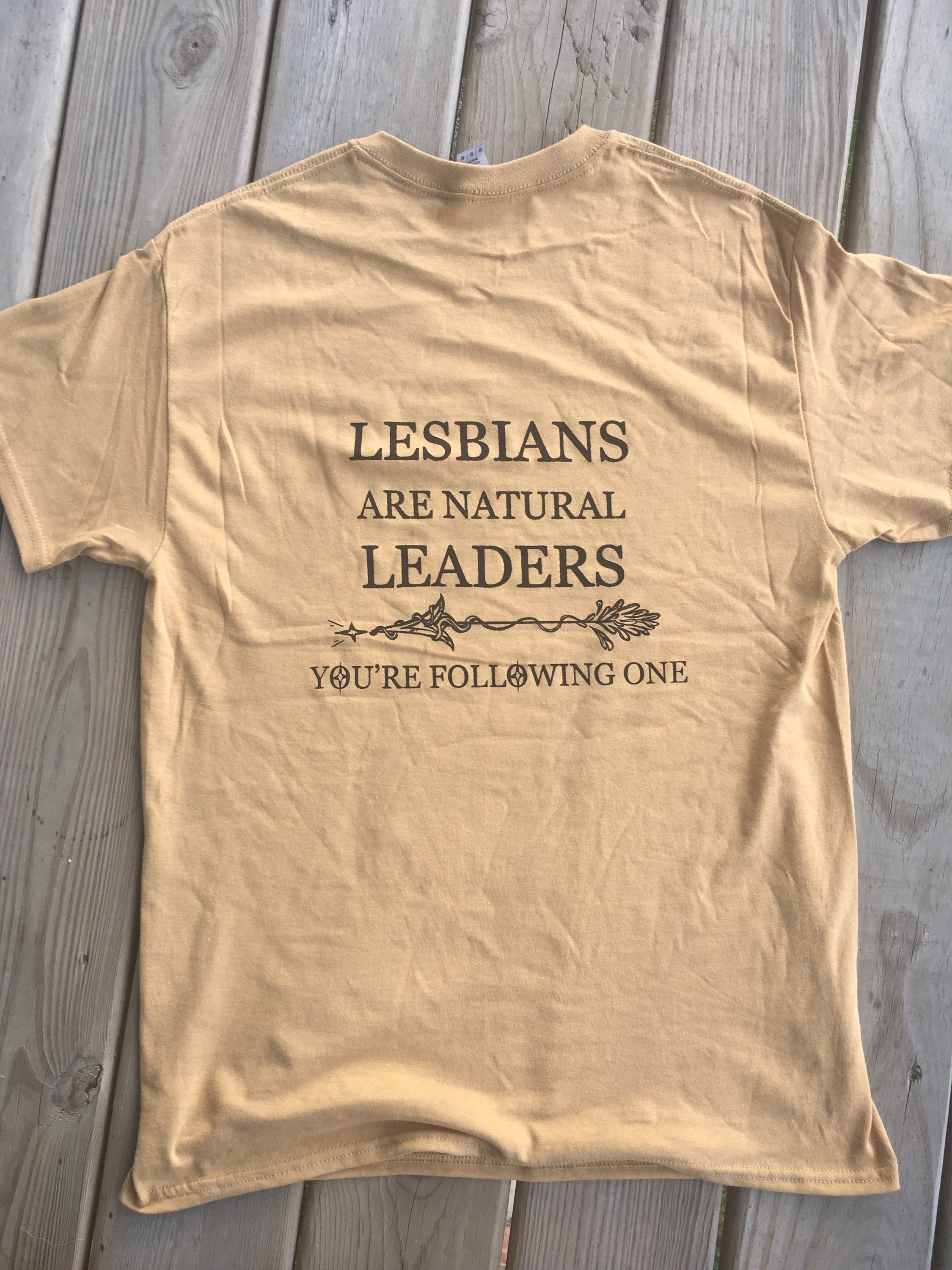 lesbians are natural leaders t shirt