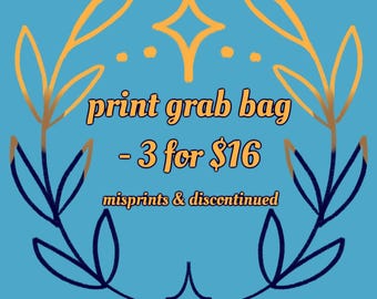 discount print grab bag - misprints & retired stock