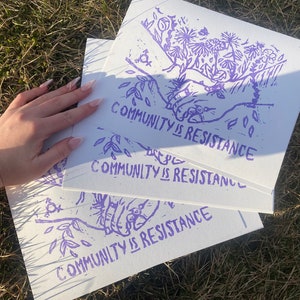 community is resistance riso print image 3
