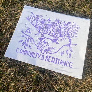 community is resistance riso print image 2
