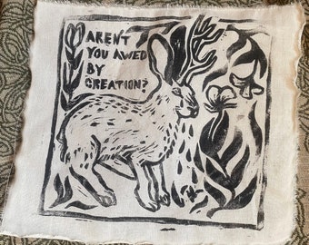 awed by creation back patch