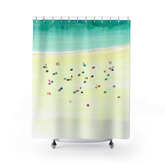 Ocean Shower Curtains Bathroom Decor Bath Accessories Etsy