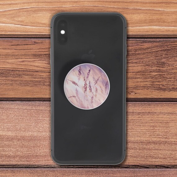 Summer Meadow Floral Skin Fits Popcup Light Purple Skin Sticker